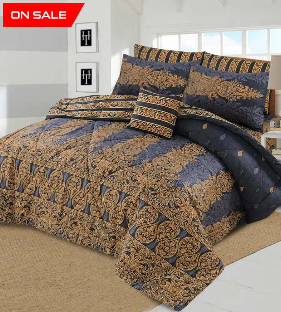 Bedding Set: 7-Piece Cotton Comforter for Everyday ComfortHania Textile