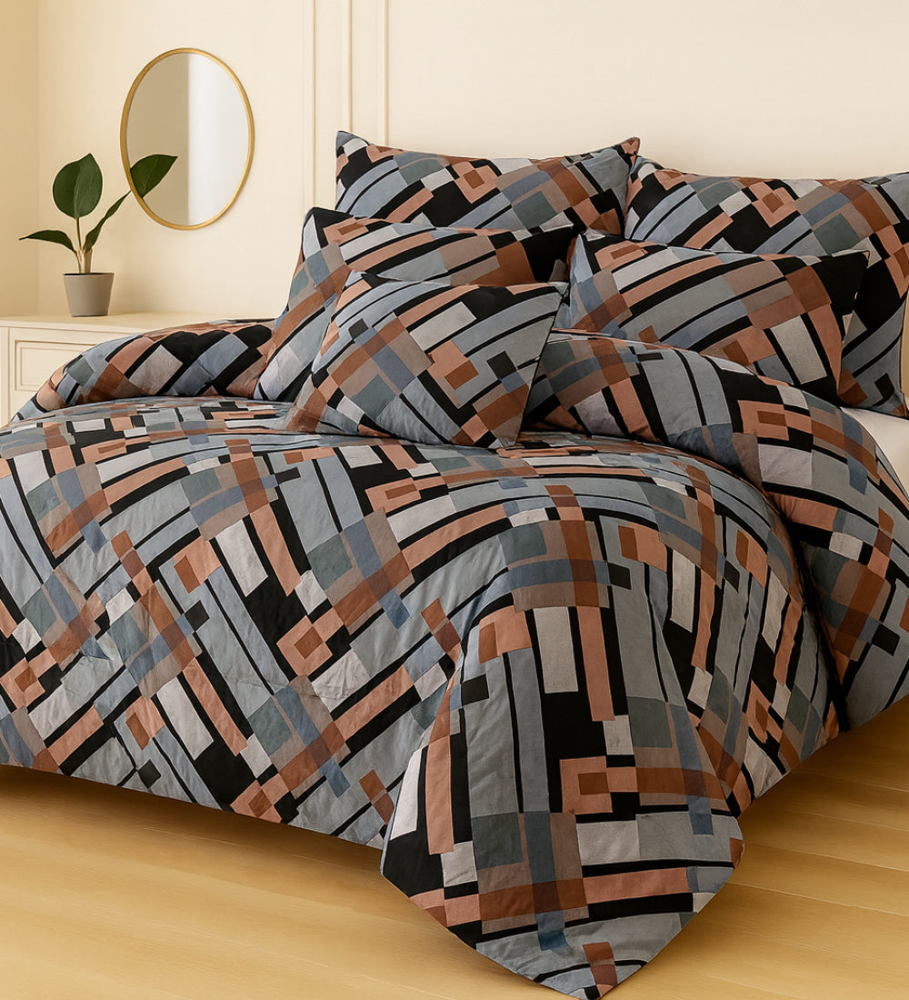 7 Pcs Comforter Set Mh-787 Quilts & Comforters