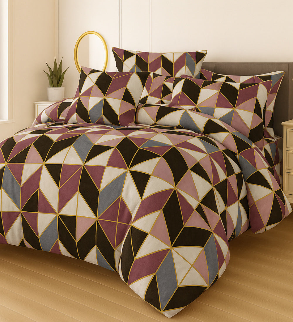 7 Pcs Comforter Set Mh-804 Quilts & Comforters
