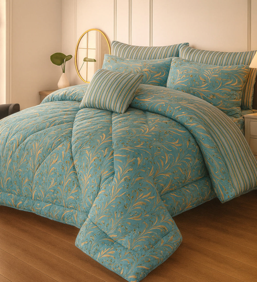 7 Pcs Comforter Set Mh-826 Quilts & Comforters