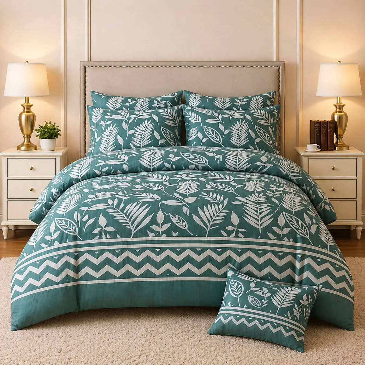 Bedding Set 7-Piece Cotton Comforter for Everyday ComfortHania Textile