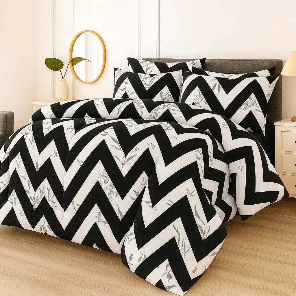 Winter Razai/Quilt Pure Cotton 7pc Set WR-2620 - Hania TextileHania Textile