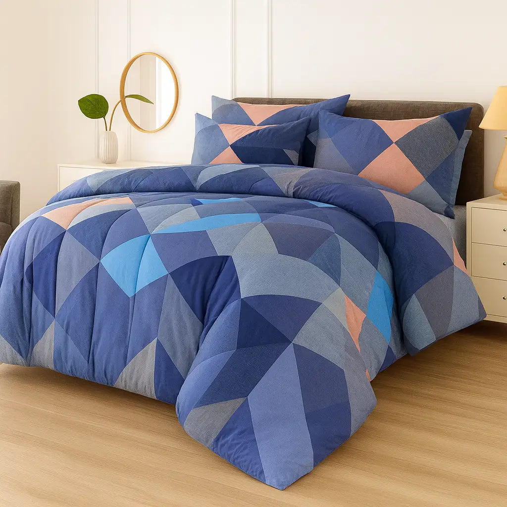 Bedding Set 7-Piece Cotton Comforter for Everyday ComfortHania Textile