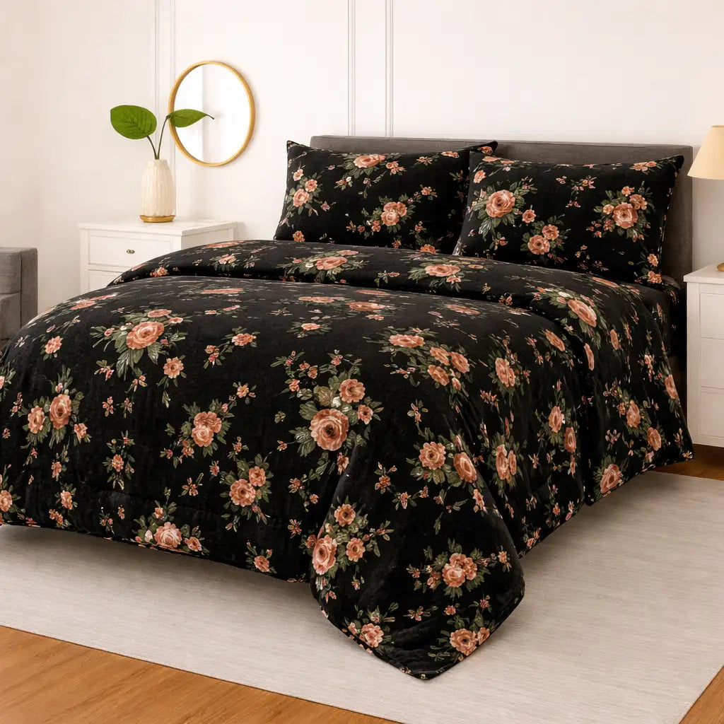 Bedding Set 3-Piece Cotton for Everyday Comfort.Hania Textile
