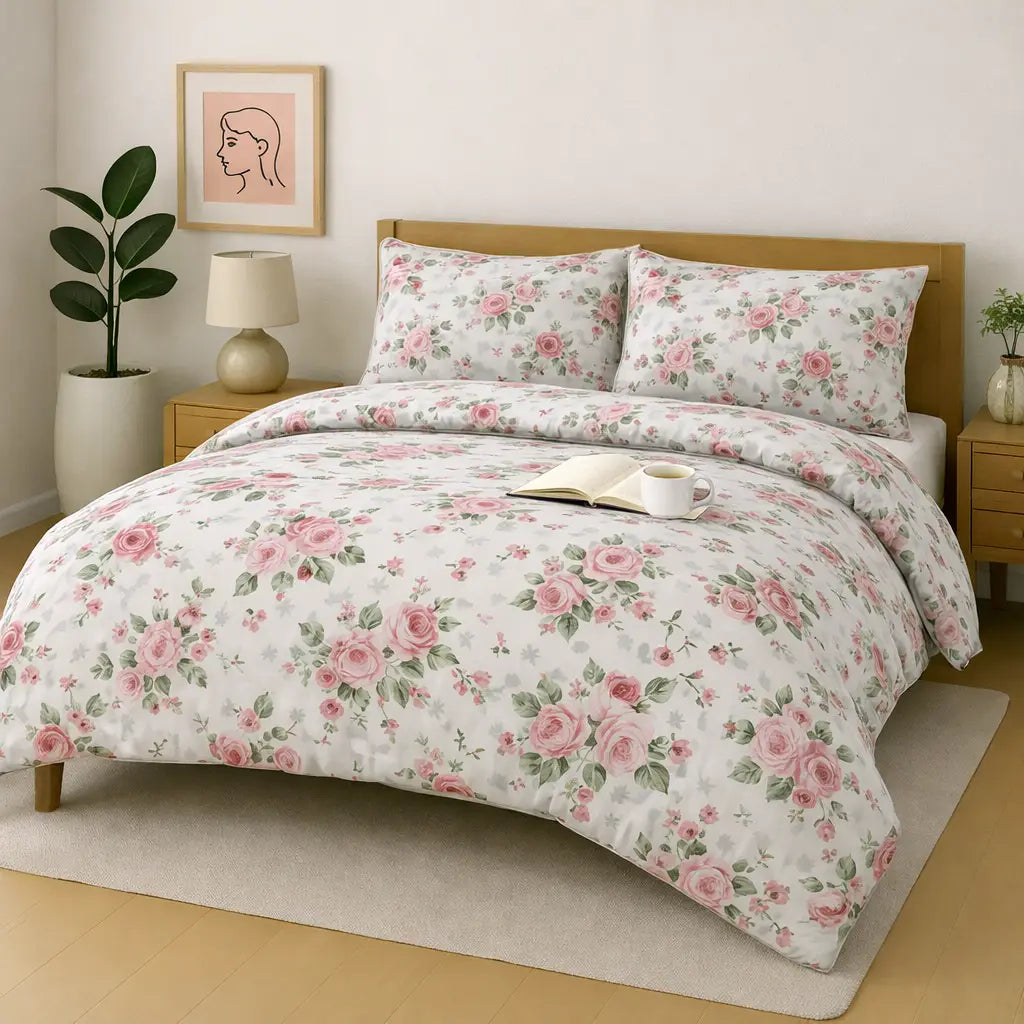 Cotton 3pc Bedsheet Set MN-48 - Hania TextileHania Textile