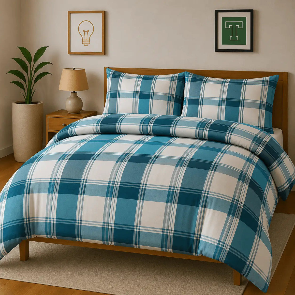 Bedding Set 3-Piece Cotton for Everyday Comfort.Hania Textile