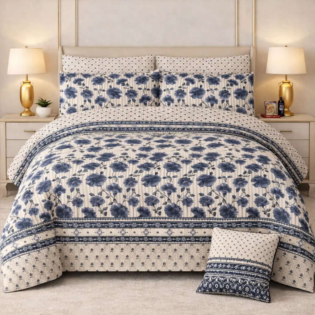 Bedding Set 7-Piece Cotton Comforter for Everyday ComfortHania Textile