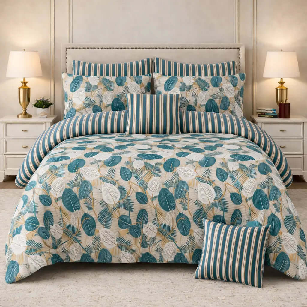 Bedding Set 7-Piece Cotton Comforter for Everyday ComfortHania Textile