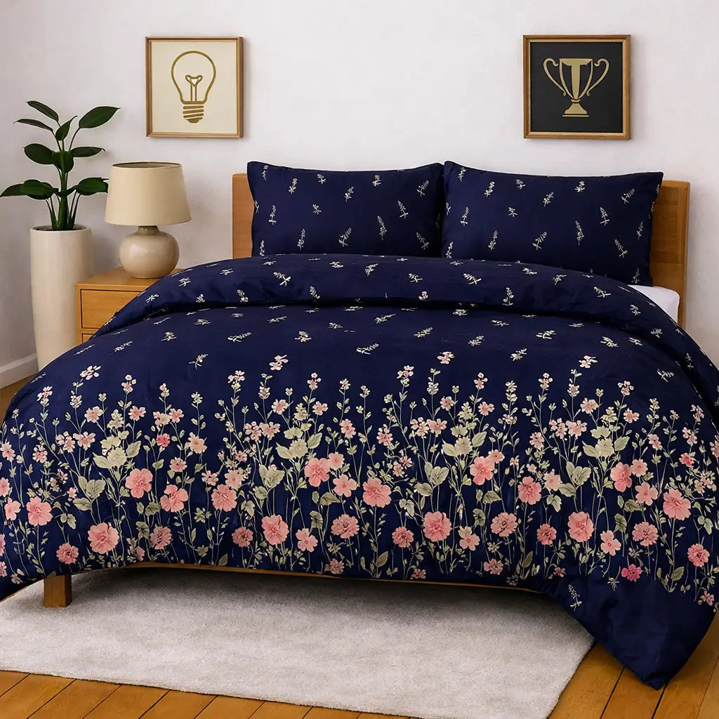 3pc Cotton Bedsheet Set WF-312 - Hania TextileHania Textile