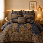 7 Pcs Comforter Set 927 - Hania Textile