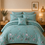 Salma Hassan 7 Pcs Summer Comforter Set 918 - Hania Textile