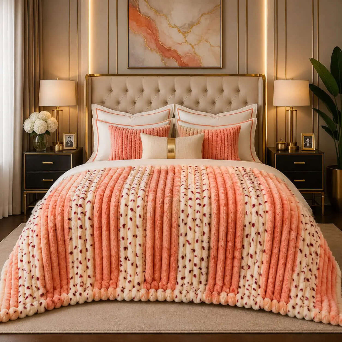 Microfiber Plush Blanket BL-20 - Hania Textile