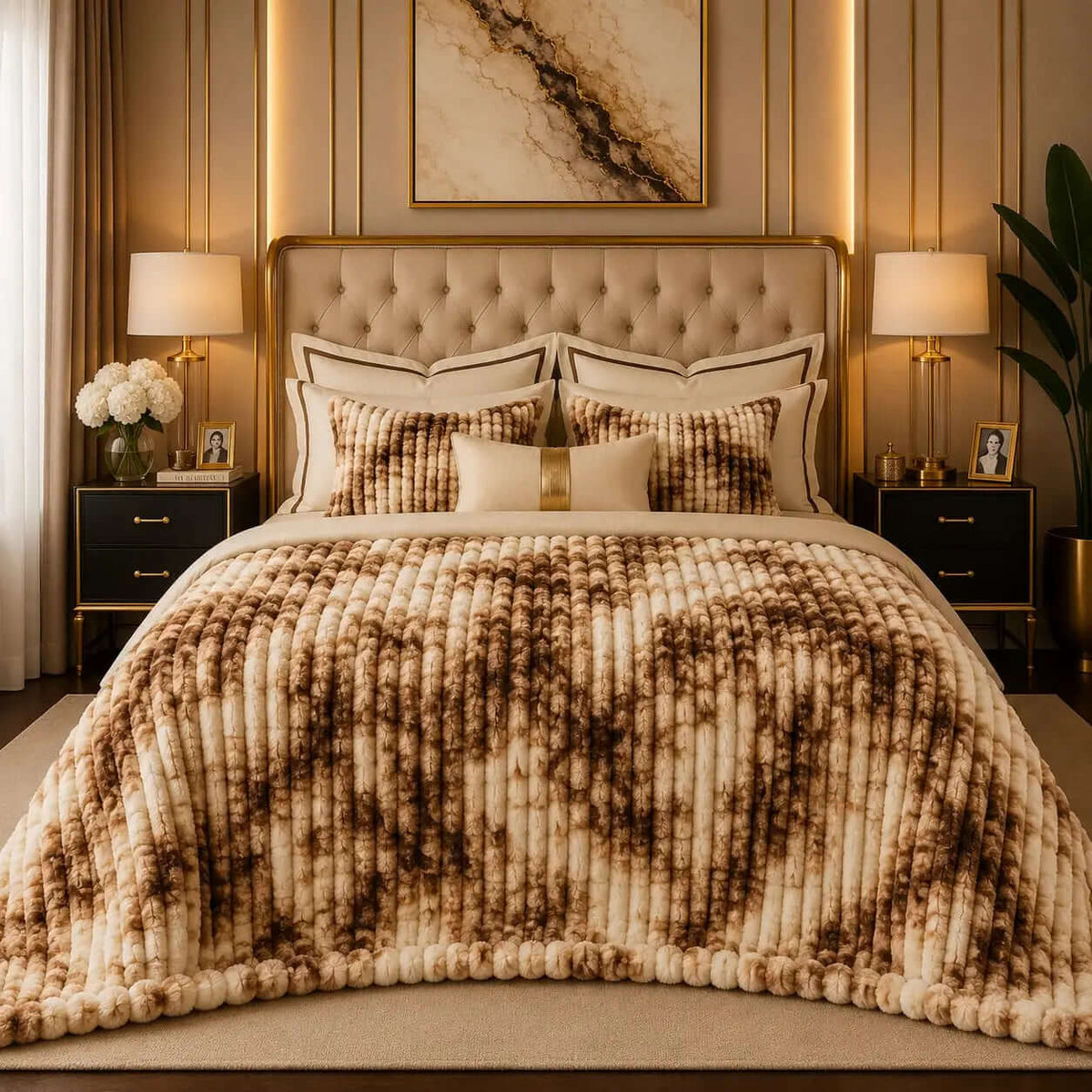 Microfiber Plush Blanket BL-24 - Hania Textile
