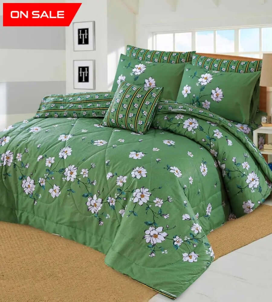 Bedding Set: 7-Piece Cotton Comforter for Everyday ComfortHania Textile