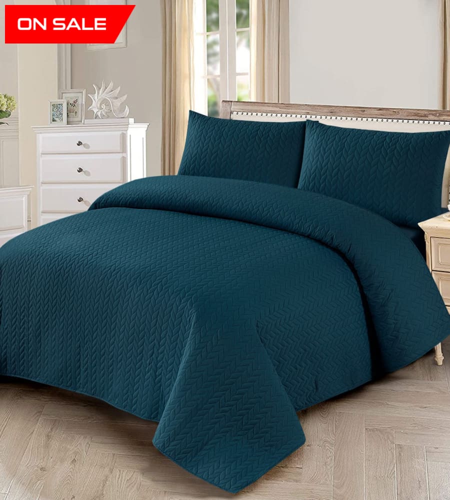 Bedspread Set 3 Pcs 1018 Quilts & Comforters