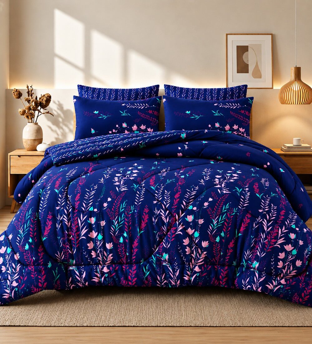 7 Pcs Comforter Set Mh-852 - Hania Textile