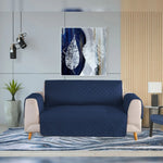 Cotton Quilted Sofa Cover﹙ Navy Blue ﹚ Quilts & Comforters