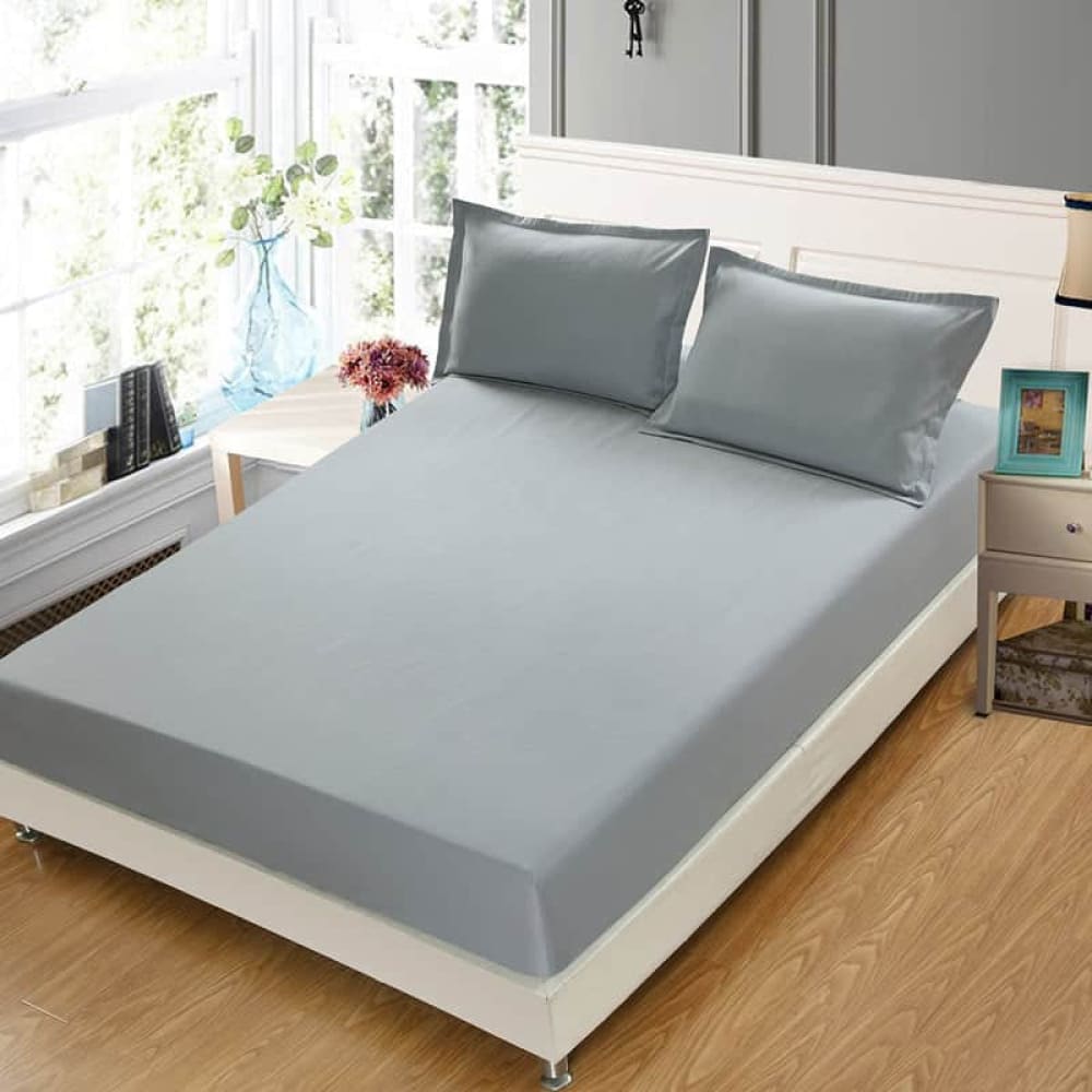 Single Bed Terry Towel Plain Waterproof Mattress Protector Protectors