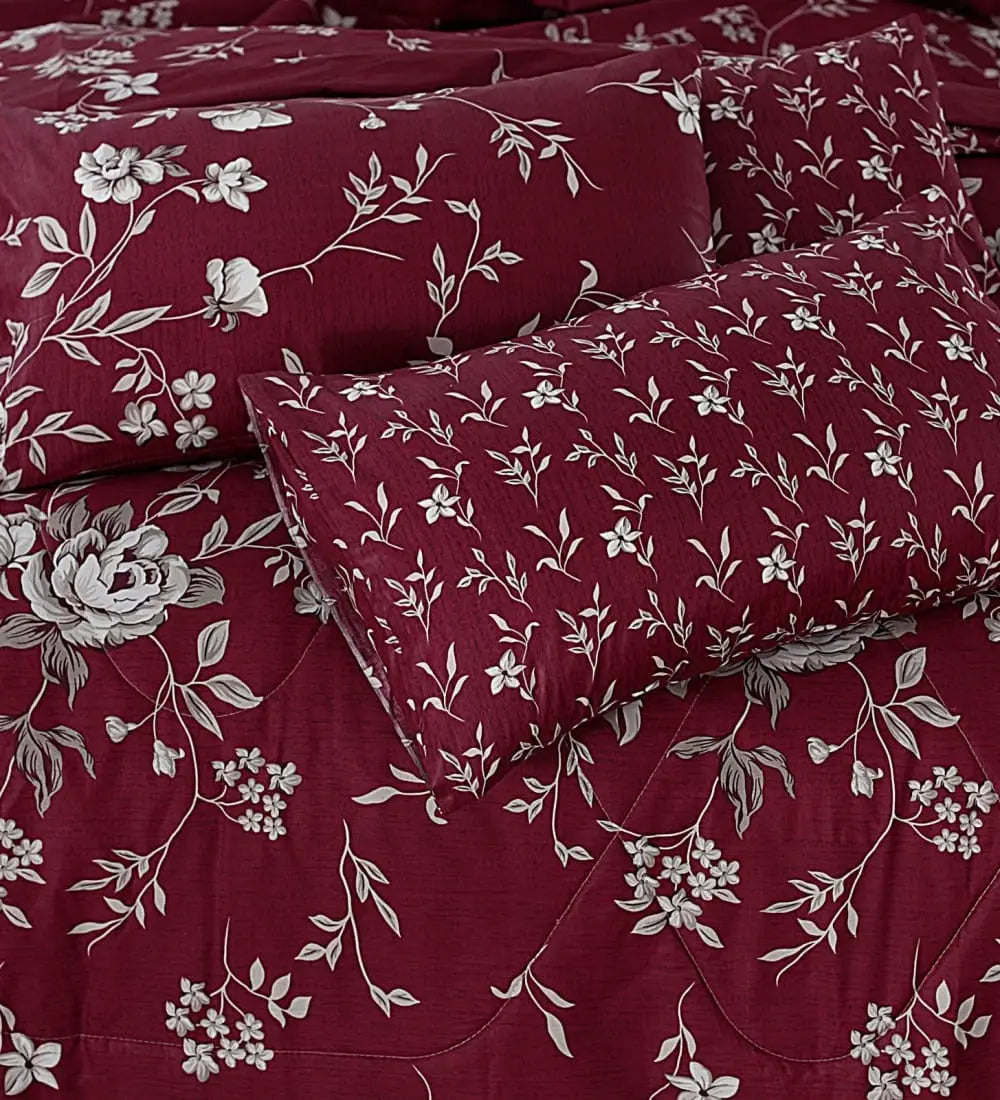 Ghana Ali Winter Quilt/Razai Set WR-2544 (Heavy polyester Filling) - Hania Textile
