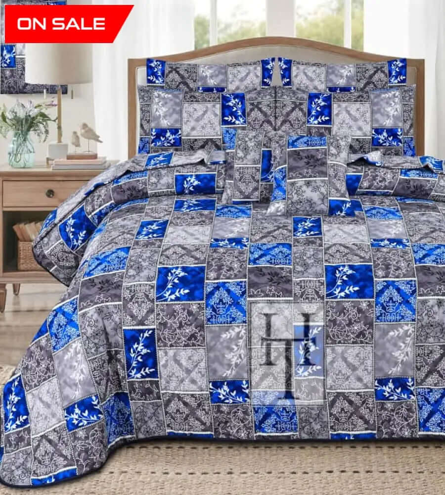 Bedding Set: 7-Piece Cotton Comforter for Everyday ComfortHania Textile