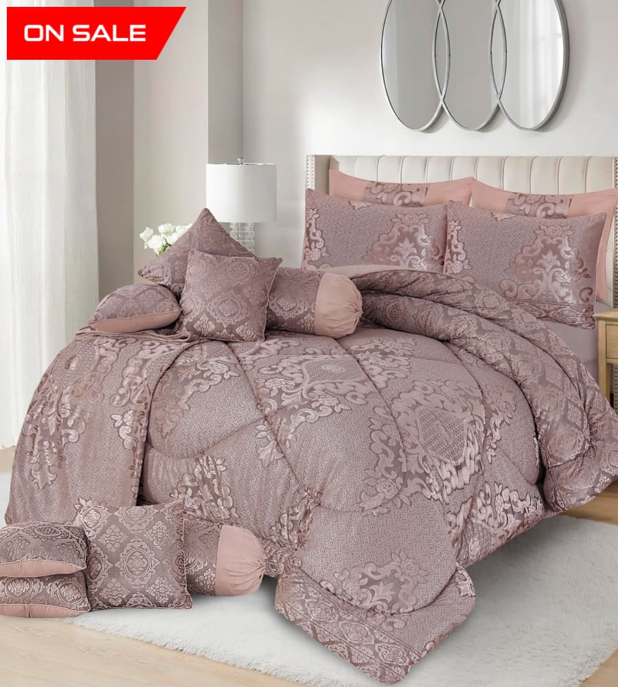 Luxury Filled Razai 14 Pcs Bridal Set Bs-769 Quilts & Comforters