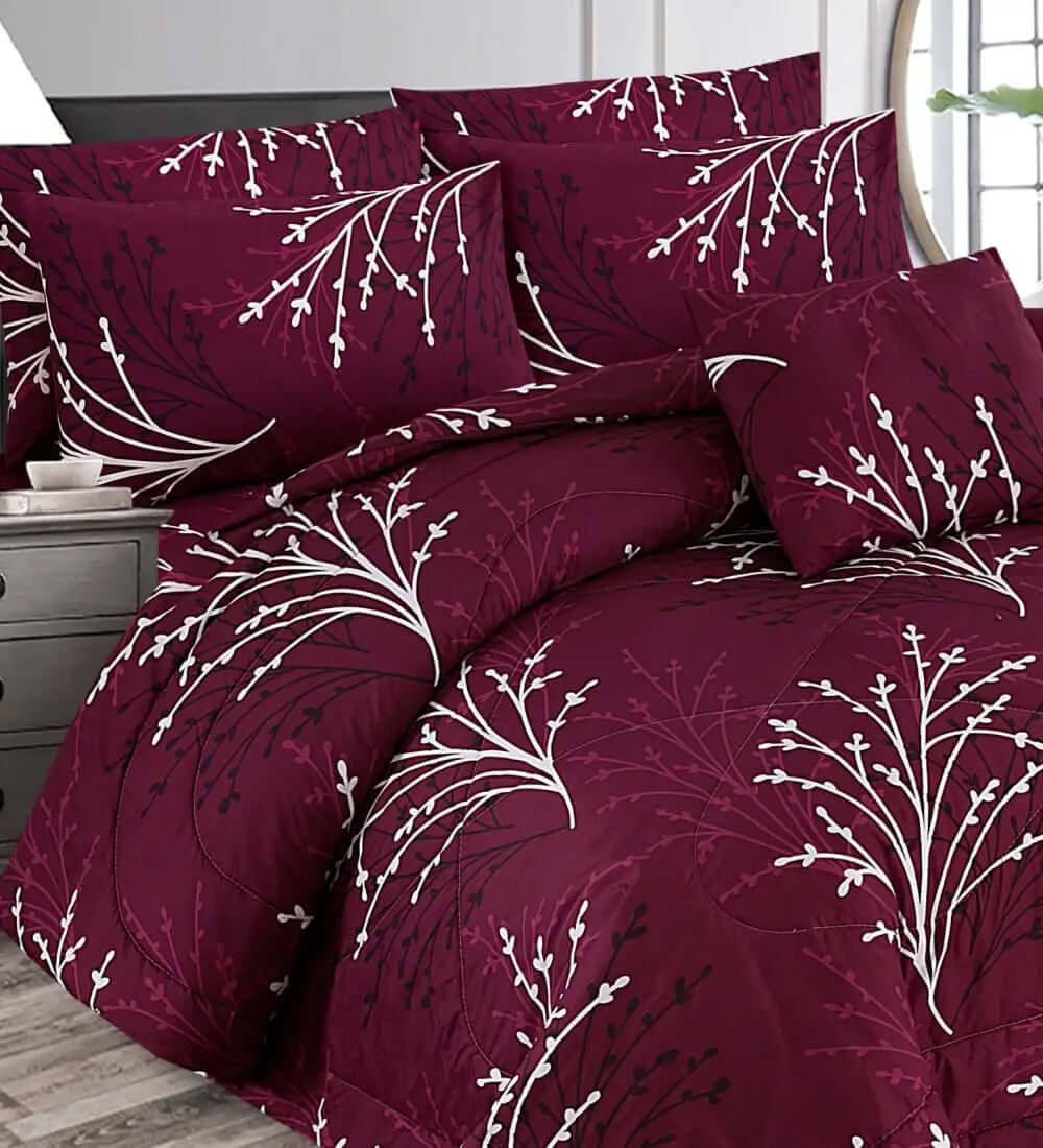 Bedding Set: 7-Piece Cotton Comforter for Everyday ComfortHania Textile