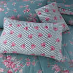 Winter Razae Set 6Pc Pink Flower (Heavy Filling) Quilts & Comforters