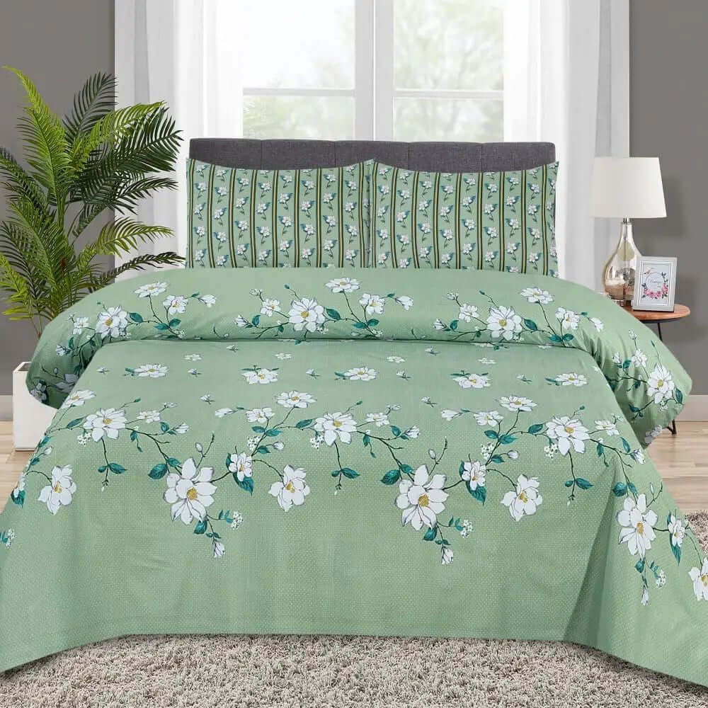 Bedding Set 3-Piece Cotton for Everyday Comfort.Hania Textile