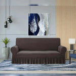 Sofa Cover: Turkish Style Sofa Design﹙ Brown﹚Hania Textile