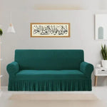 Turkish Style Sofa Cover Dark Green Quilts & Comforters