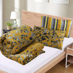 Marium Noor Winter Quilt/Razai Set WR-2518 (Heavy polyester Filling) - Hania Textile